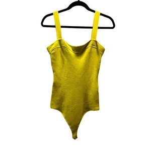 Abercrombie & Fitch Knit Ribbed Bodysuit-Size XL